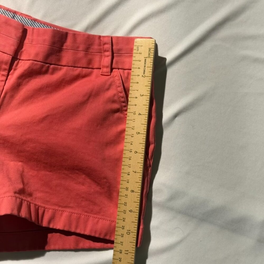 J.Crew Chino Shorts Women’s Size 2 Coral Pink Summer Casual Preppy - Picture 5 of 7